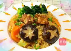 Illustration of how to make braised pork ribs with rice 10