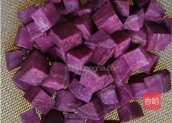 Purple Sweet Potato Glutinous Rice Cake Recipe Illustration 2