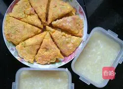 Illustration of how to make three-color egg cake 5