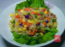 Illustration of how to make rainbow fried rice 16