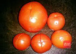 Illustration of how to make tomato and egg noodles 1