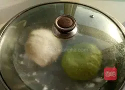 Illustration of how to make spinach steamed buns 6
