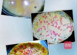 Illustration of how to make ham and egg pancakes 3