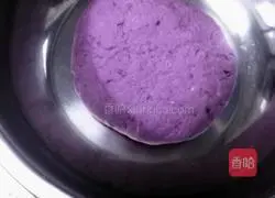 Illustration of how to make purple sweet potato bud steamed buns 5