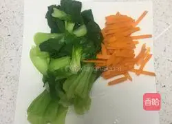 Illustration of how to make fried noodles with ham 3