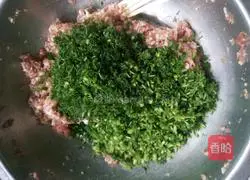 Illustration of how to make fennel meat buns 11