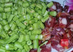 Cantonese sausage fried rice recipe illustration 3