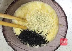 Illustration of how to make egg rice cakes 2