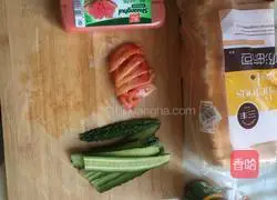 Illustration of how to make a sandwich 1