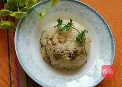 Illustration of how to make flavored fried rice 7