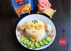 How to make a cute cheese sandwich Illustration 8