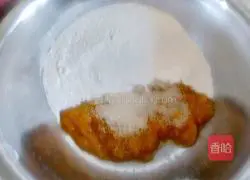 Illustration of how to make bird pumpkin steamed buns 2