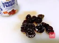 Coconut black cherry soft pastry cake recipe 8