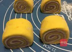 Illustration of how to make colorful threaded steamed buns 7