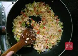 How to make sausage fried rice 3