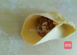 Illustration of how to make donkey meat buns 14