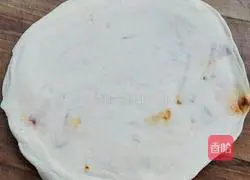 Illustration of how to make green onion pancakes 11