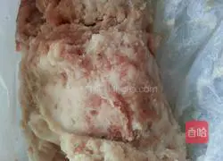 Illustration of how to make carrot and water chestnut lean meat dumplings 1