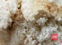 Illustration of how to make egg fried rice 2