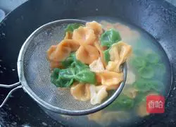 Illustration of how to make butterfly fried noodles 4
