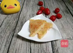 Illustration of how to make egg cake rice 9