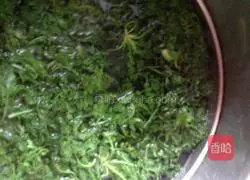 Illustration of how to make shepherd's purse meat buns 2