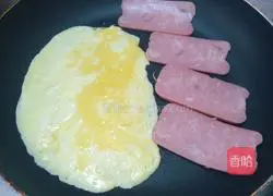 Illustration of how to make ham and cheese sandwich 3