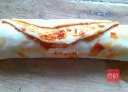 Illustration of making scallion cake with soy sauce 7