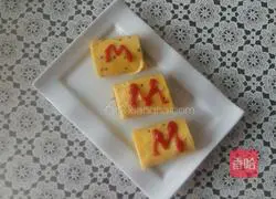 Golden Egg Pancake Recipe Illustration 7