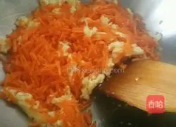 Illustration of how to make carotene stuffed buns 5