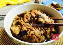 Illustration of how to make steamed meatloaf with mushrooms 7