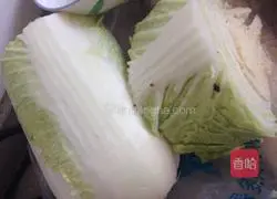 Illustration of how to make pork, fungus and cabbage dumplings 1