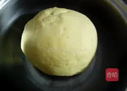 Illustration of how to make pumpkin steamed buns 12