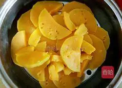 Black sesame pumpkin cake (oven version) recipe 3