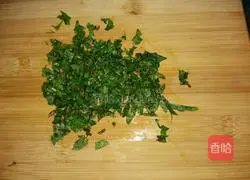 Illustration of how to make mint egg pancake 2