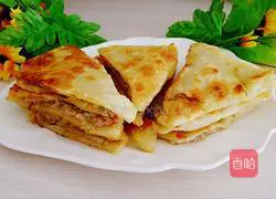 Illustration of how to make Xiangsu pork pie 11