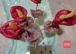 Anthurium flower steamed bun recipe 8