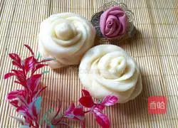 Illustration of how to make rose steamed buns 18