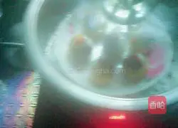 Illustration of how to make steamed three-color glazed glutinous rice balls 13