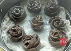 Black Rose Illustration of how to make (grain steamed buns) 8