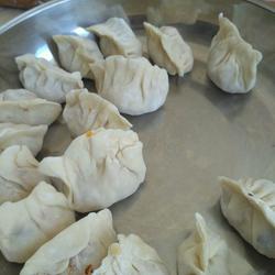 Pork, carrot and mushroom dumplings