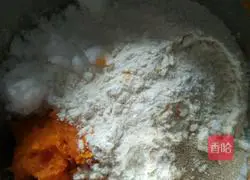 Illustration of how to make pumpkin rose steamed buns 4