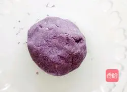 Illustration of how to make sweet potato and black rice cakes 7