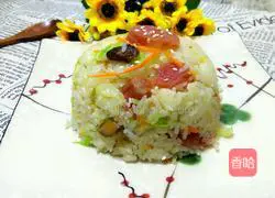 Illustrated recipe for cabbage fried rice 10