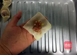 Illustration of how to make fresh meat wontons 6