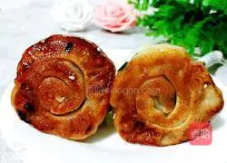 Illustration of how to make rose dumplings 16