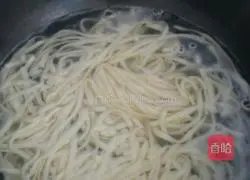 Illustration of home-style fried noodles 3