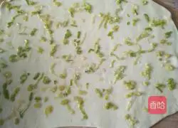 Illustration of how to make scallion pancake 4