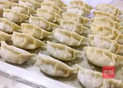 Illustration of how to make pork and celery dumplings 5