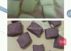 Illustration of how to make purple sweet potato blossom steamed buns 7